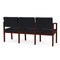 Lesro Lenox 3 Seat Tandem Seating W/ Arms, 65 in W 26 in L 31.5 in H LW3103 - alternate 2